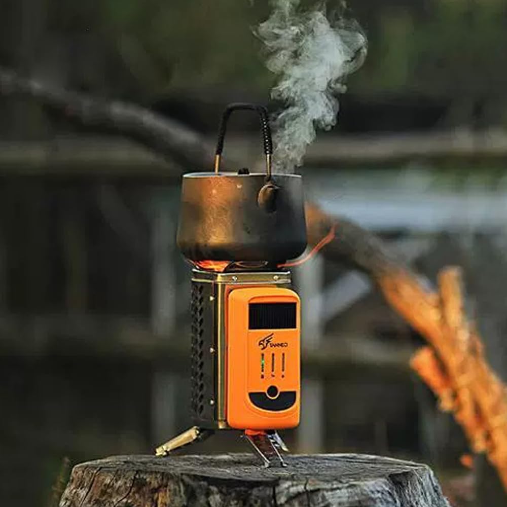 Stove Portable Power Generator，USB Rechargeable