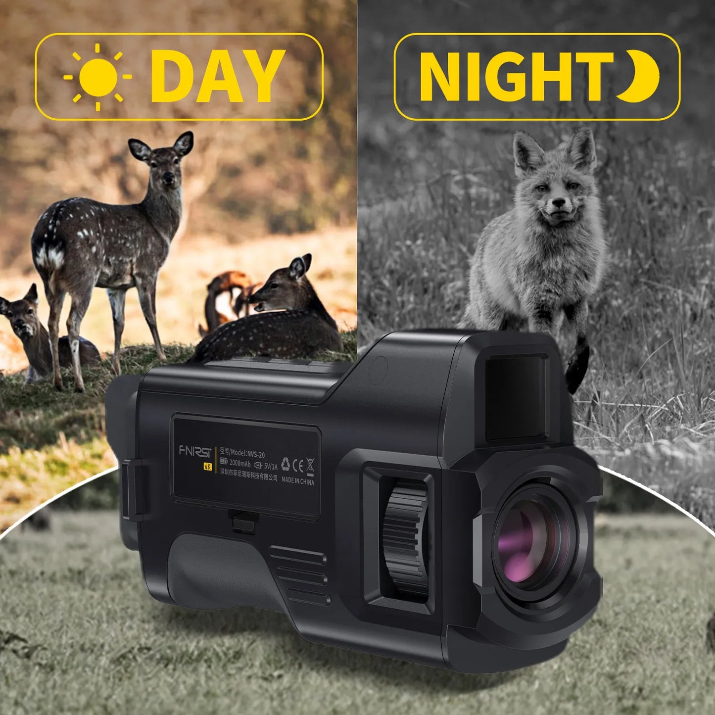 4K HD Monocular Night Vision Goggles