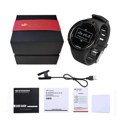 Sports Watch, GPS, Heart Rate Tracker, Alitmeter, Compass